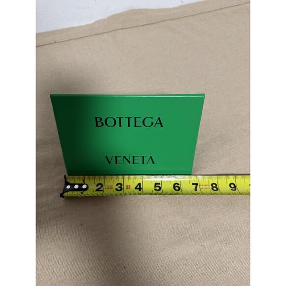Bottega Veneta Green Counter Display Sign With Box Dust Bag Store Decor Boutique - Picture 5 of 7